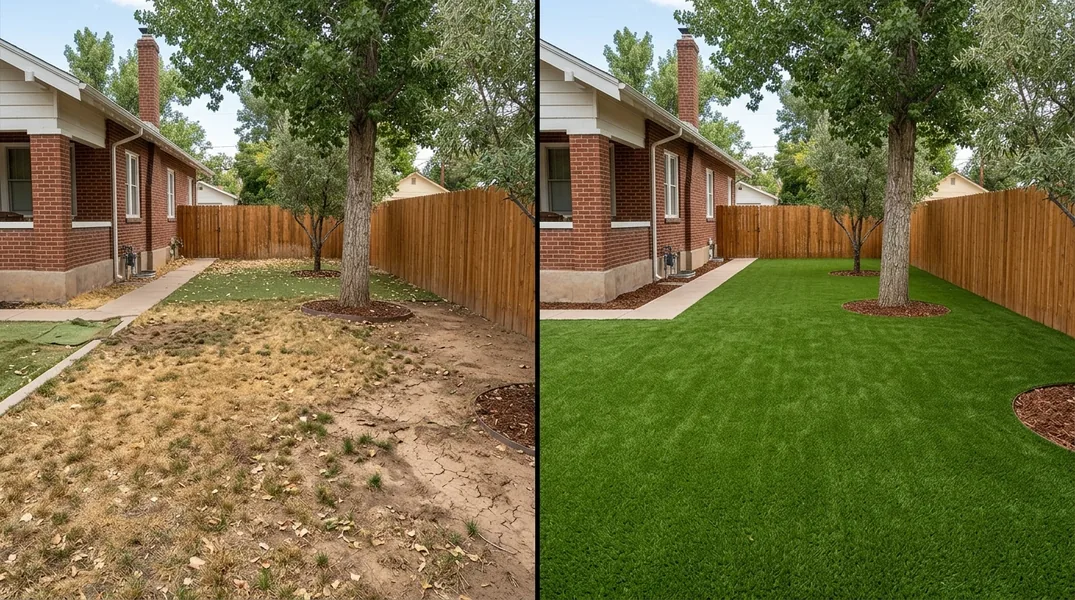 Result artificial grass installation in Grand Junction - Grand Junction Artificial Grass Installation